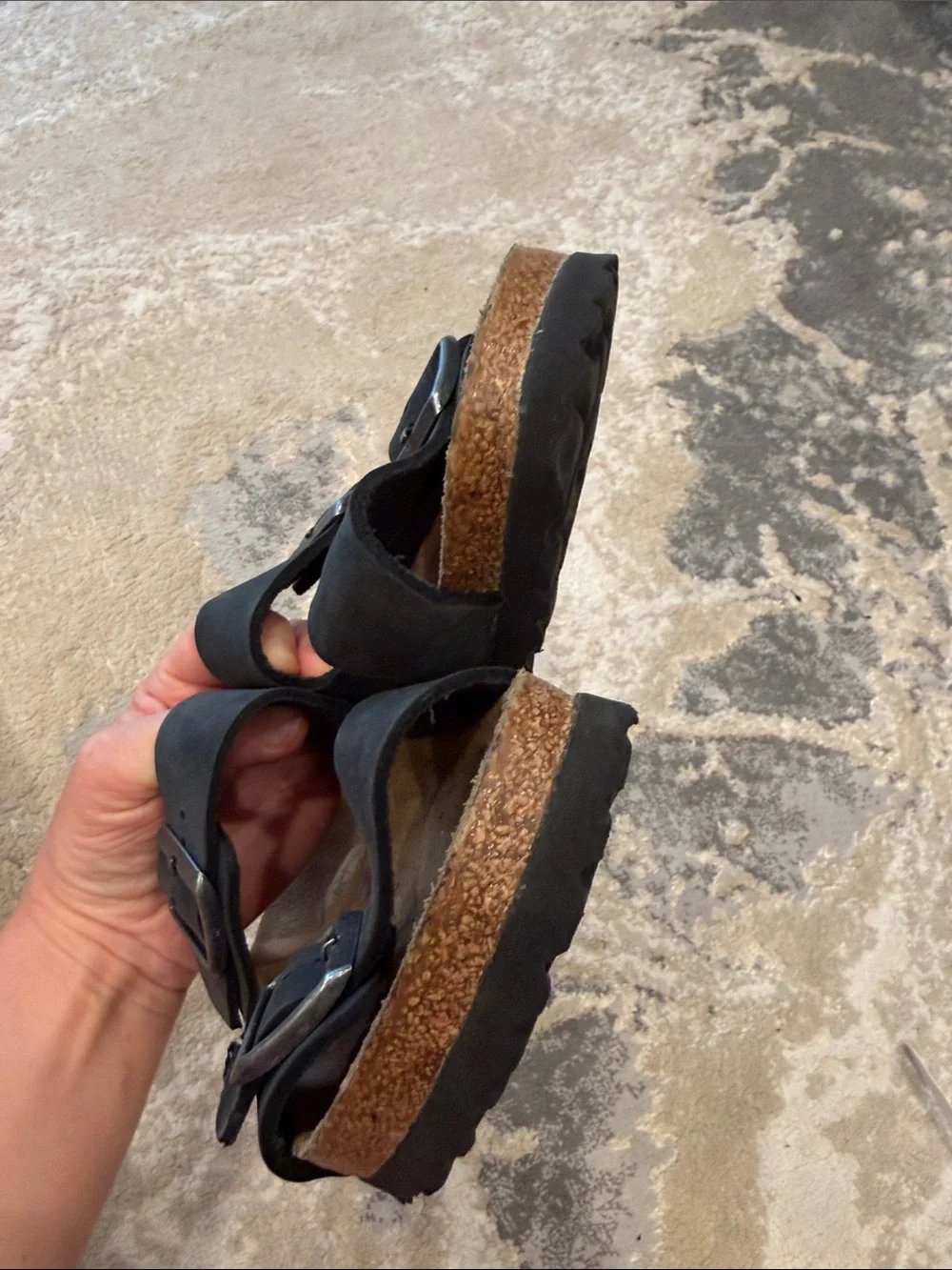 Arizona Soft Footbed Slide Sandal Birkenstock Women’s Sz 9 Men’s Sz 7